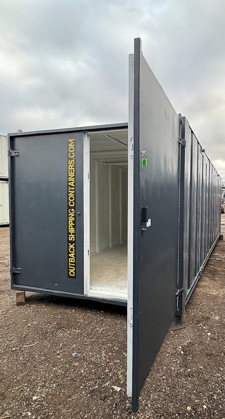 24 x 9 ft Secure Storage Container — Anti-Vandal Steel Store