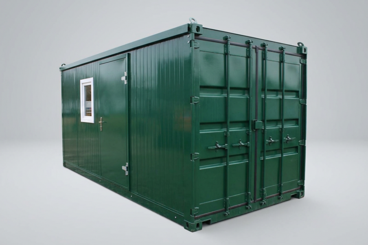 4.3m X 2.3m Flat Packed Office Cabin