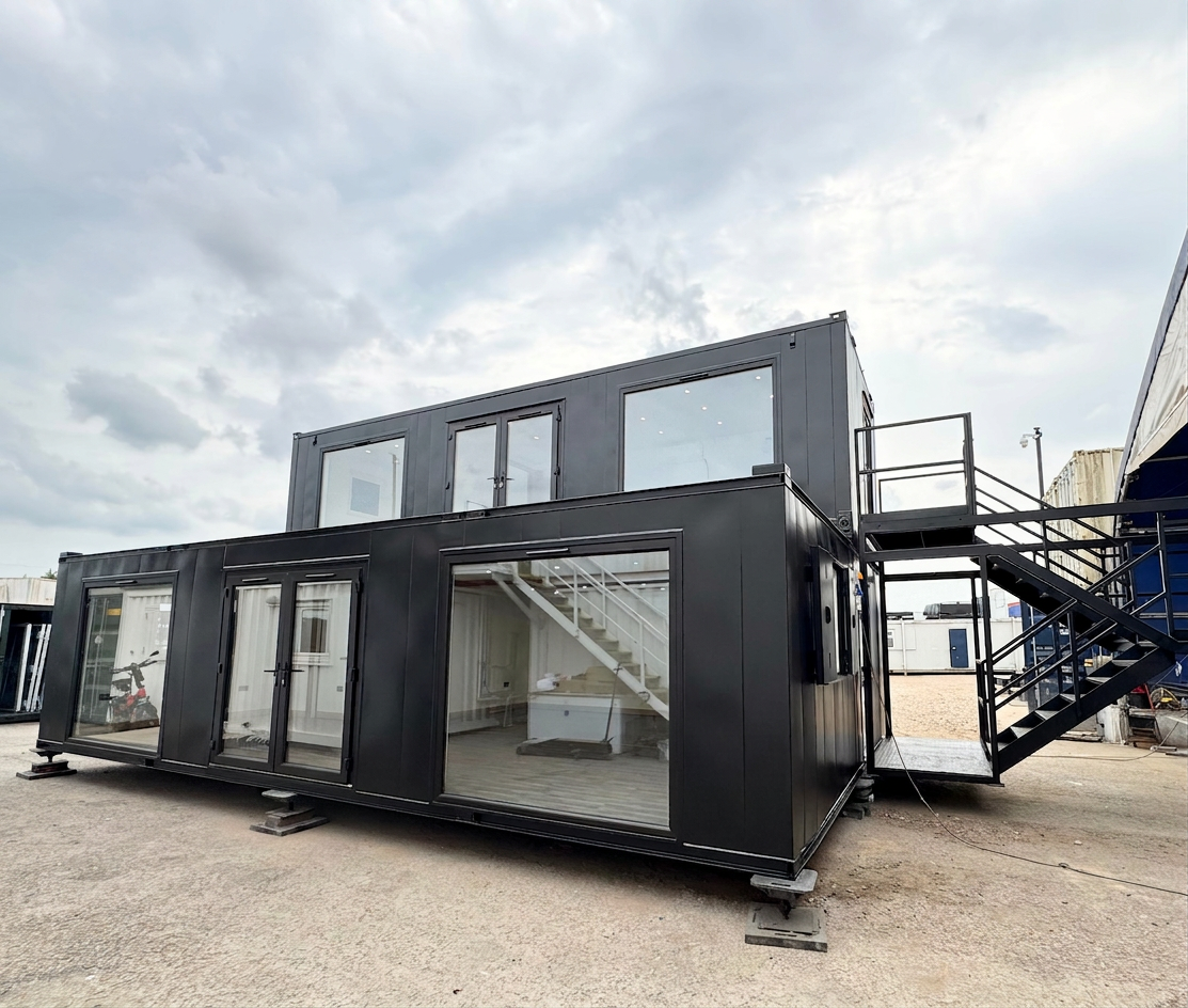 3 Bay — 32x10ft — Cabin Office Complex — Modular Portable Office — Container Conversion — No 1000