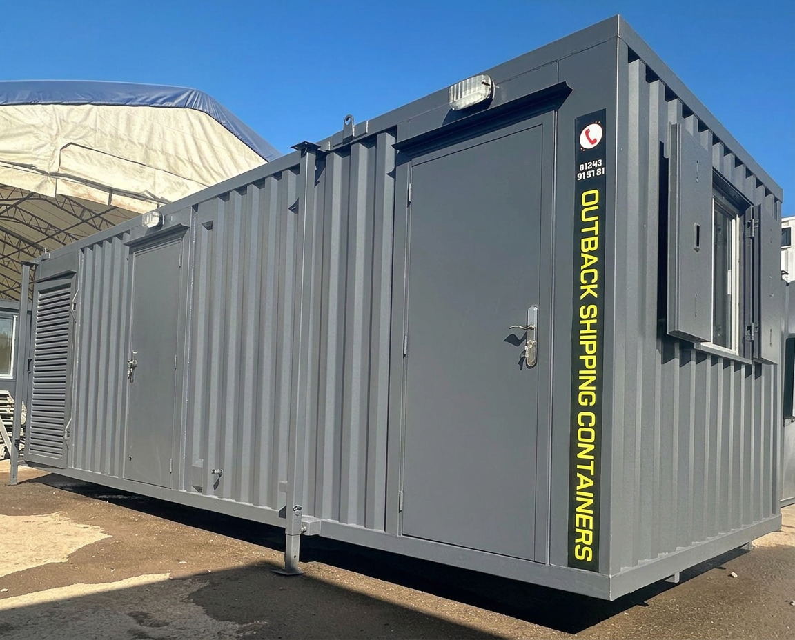 24X9FT Static Welfare Unit — Office, Toilet, Canteen | No 1221