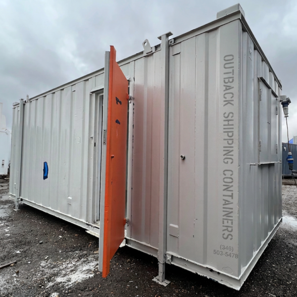 20x8ft — Office — Open Plan — Portable Anti-Vandal Building — Site Accommodation