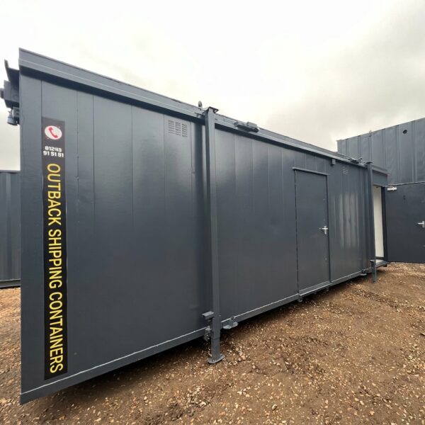 Toilet Block Cabin — 24 x 9 ft Anti-Vandal — 5+1 Container Toilet WC — No 738