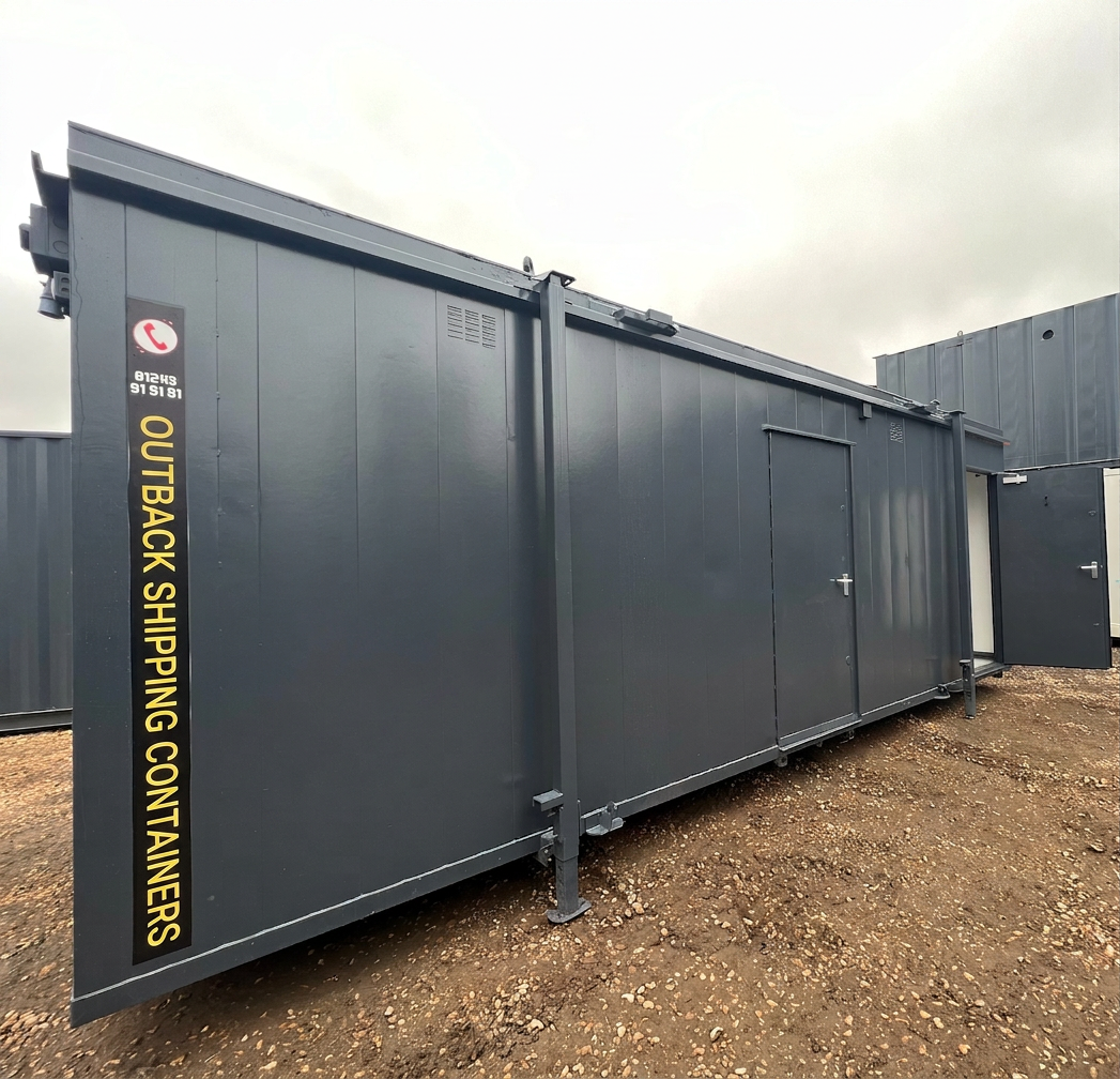 Toilet Block Cabin — 24 x 9 ft Anti-Vandal — 5+1 Container Toilet WC — No 738