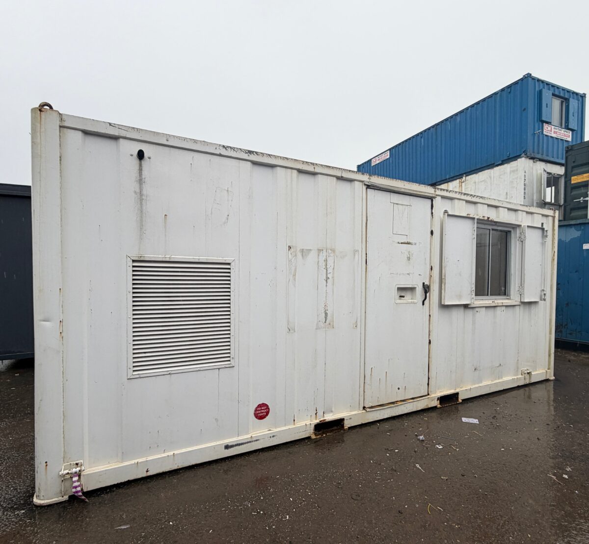 20x9ft — Static Welfare Unit — Toilet, Canteen, Drying Room & Generator 9KVA — Welfare — Anti-Vandal — Building Site Accommodation — Portable Anti-Vandal