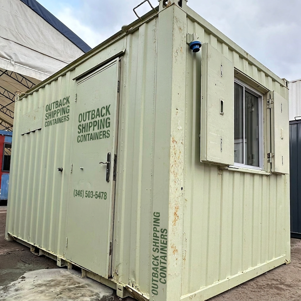 12 x 8 ft — Canteen / Office — Building Site Accommodation — Portable Anti-Vandal Cabin