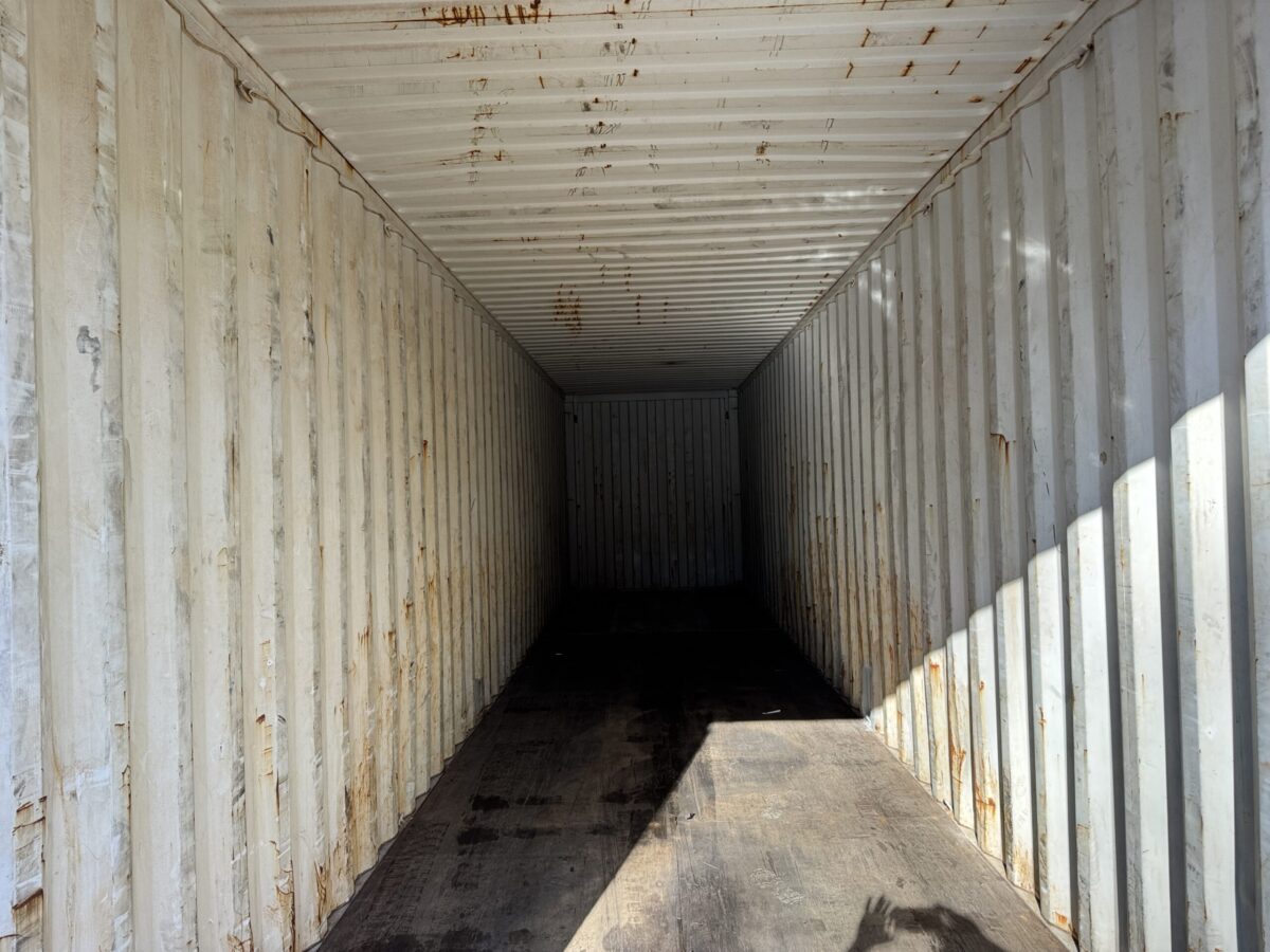 40ft Used High Cube Shipping Container – Wind & Watertight – Blue – Unit GESU652492-5