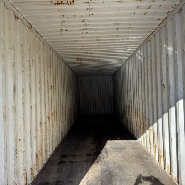 40ft Used High Cube Shipping Container – Wind & Watertight – Blue – Unit GESU652492-5