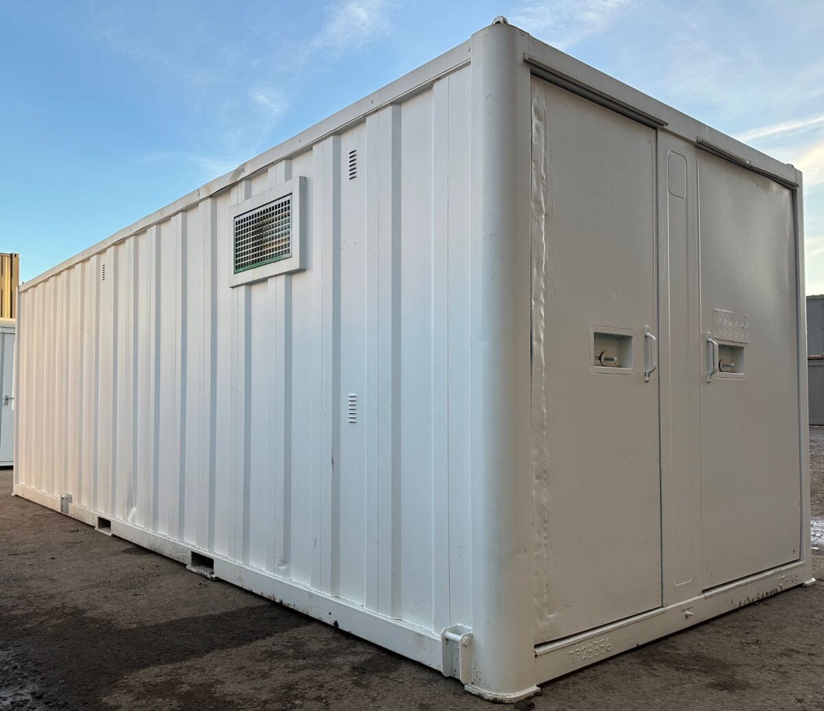 25x9ft — Static Welfare Unit — Office, Toilet, Canteen, Drying Room & Generator 6KVA — Welfare — Anti-Vandal — Building Site Accommodation — Portable Anti-Vandal