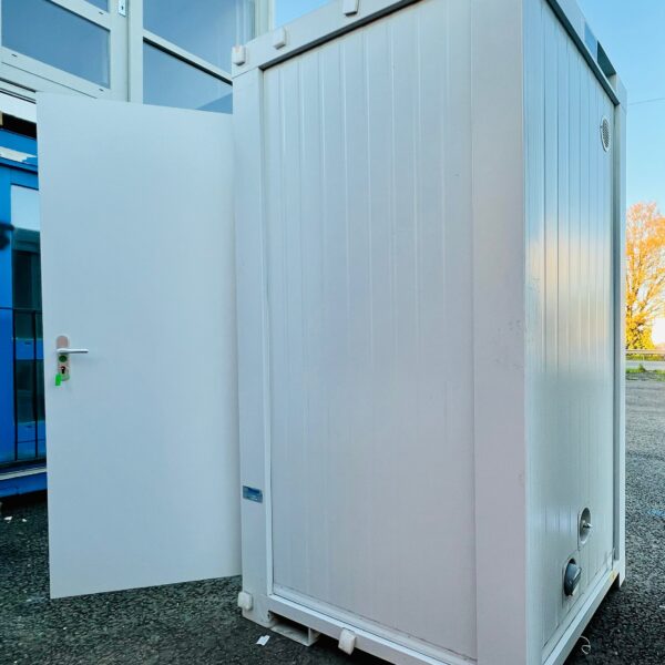 New Single Toilet Block — 5x5 ft WC — Containex — Light Grey — No 791