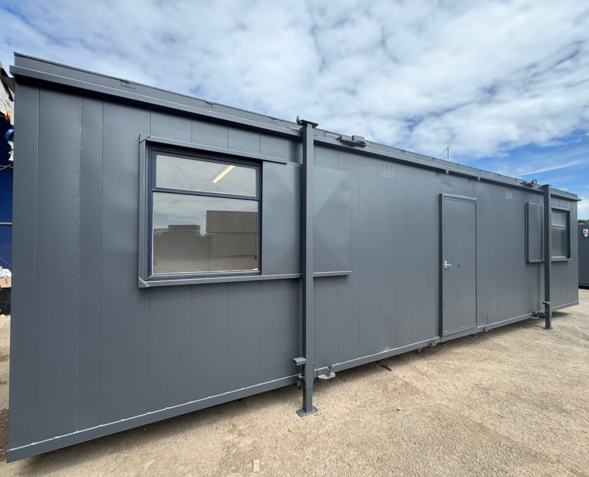 32x10 ft – Portable building – 2 Rooms – Anti-Vandal Portable Cabin – Office / Canteen