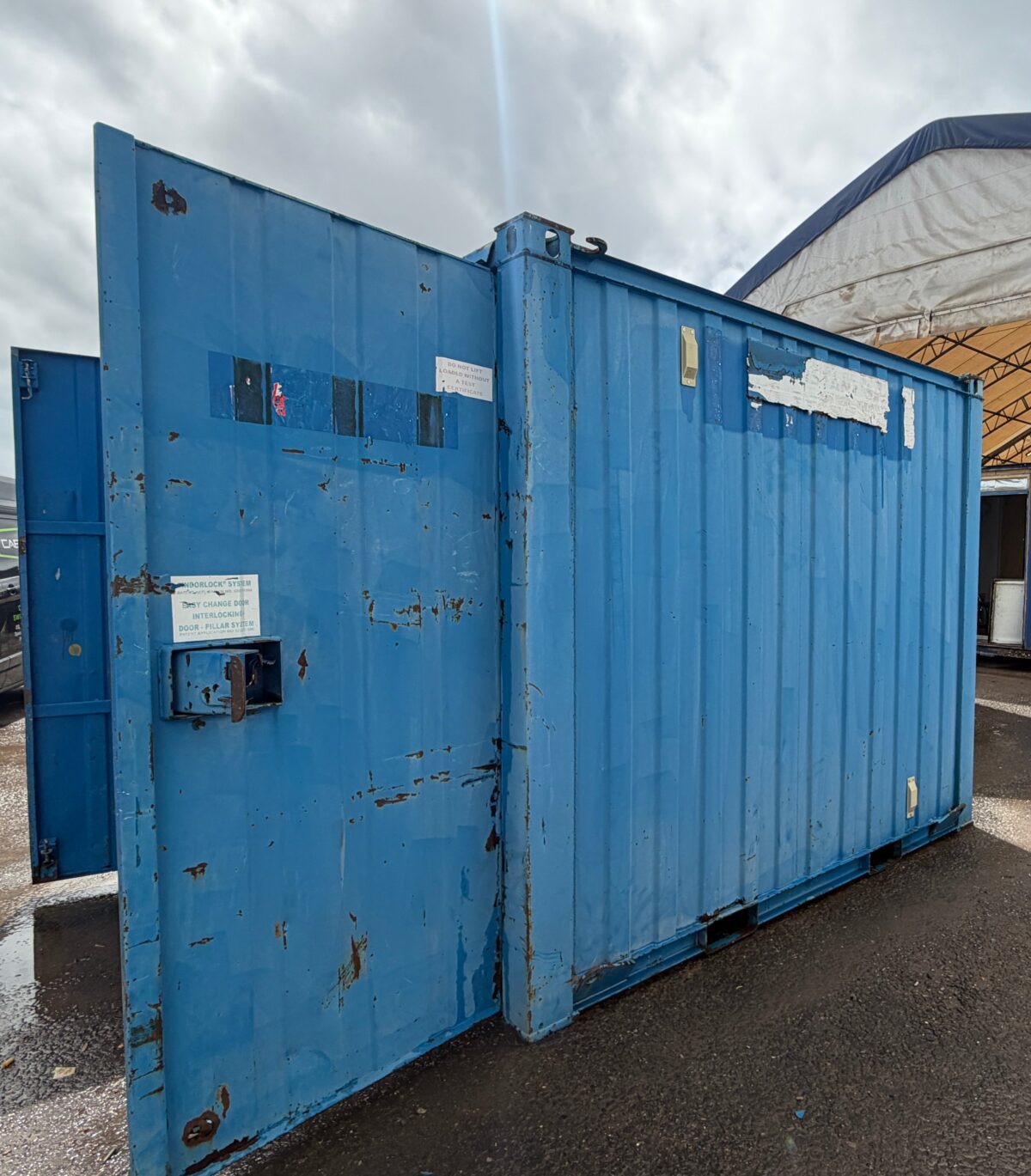 10x8 ft Anti-Vandal Store — Storage Container (Unrefurbished)