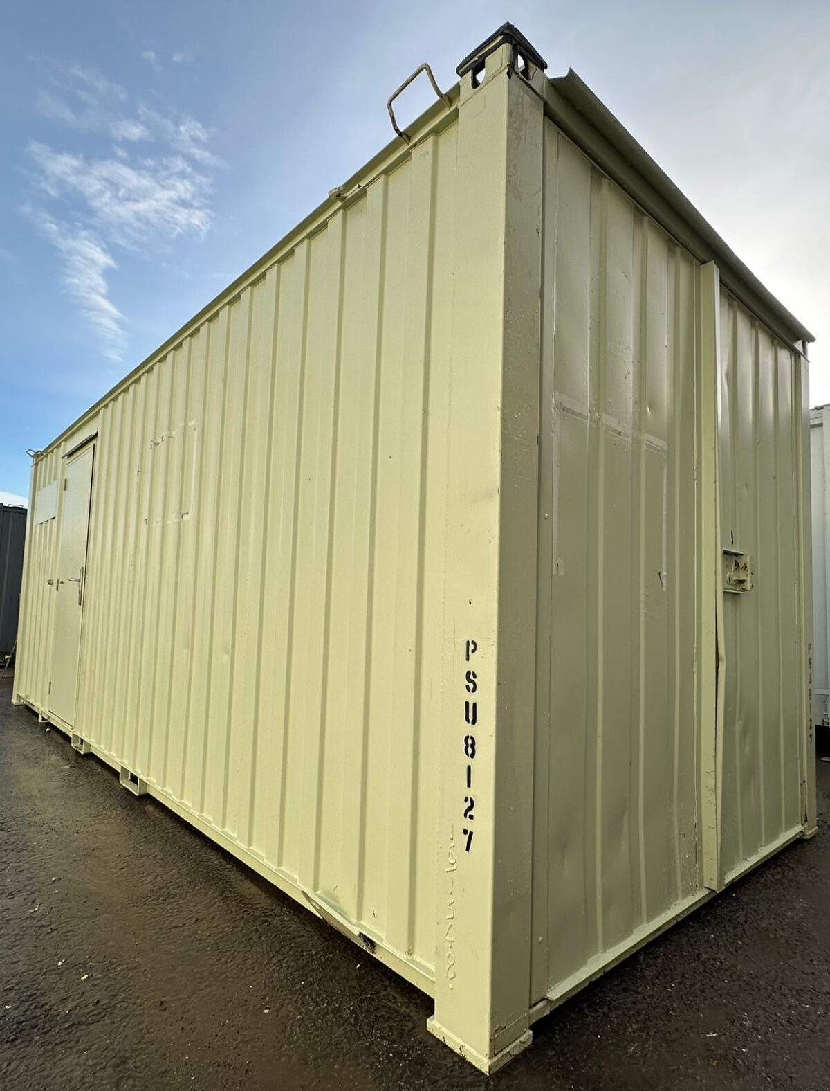 21x8ft — Office & Storage Unit 50/50 Split — Cabin / Container Store — Portable Anti-Vandal Building