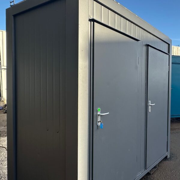 Double Toilet Block — Male/Female WC — 8 x 5 ft — Refurbished Portable — 1+1 Toilet — No 1388