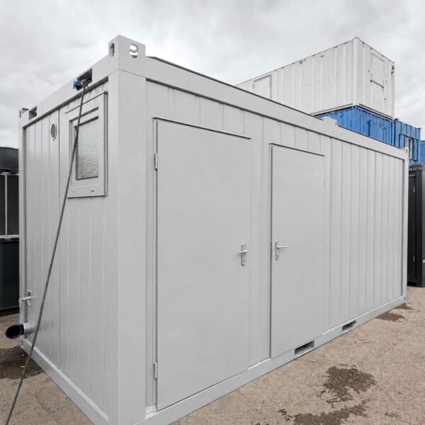 16 x 8 ft — 3 + 1 Toilet Block — Portable Building — Site Accommodation — No 1796