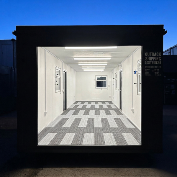 32x10ft Cabin — CUSTOM — Sales Office / Canteen — 10 m Cabin — Portable Building — No 1074