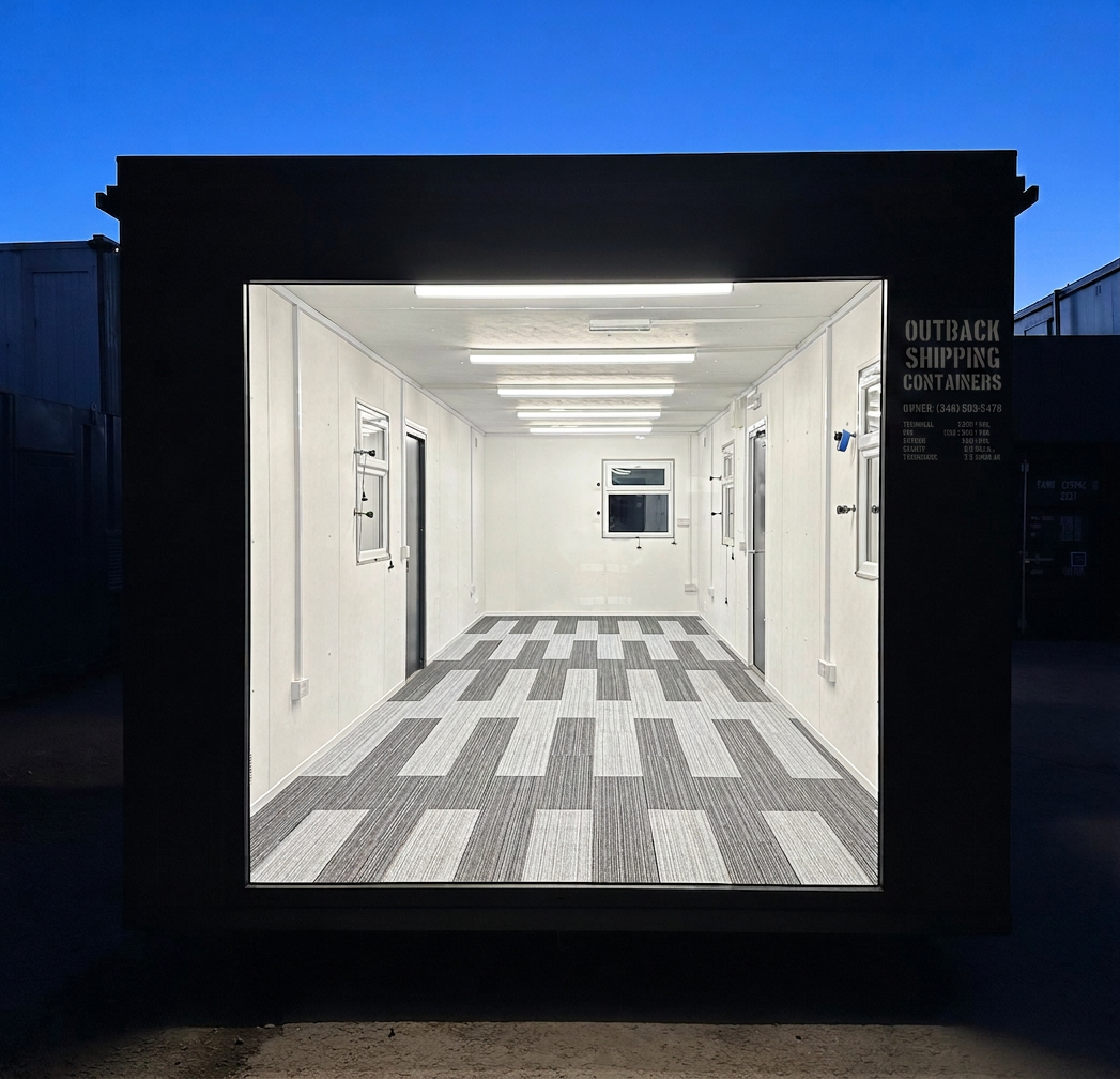 32x10ft Cabin — CUSTOM — Sales Office / Canteen — 10 m Cabin — Portable Building — No 1074