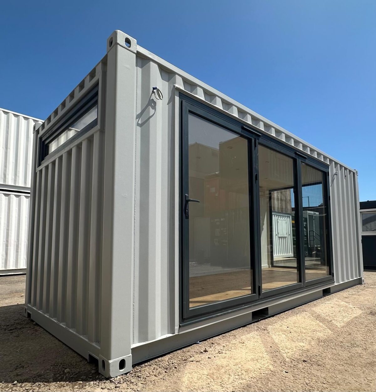 20x8ft CUSTOM SHIPPING CONTAINER CONVERSION — Portable Building — Garden Office — No 1237