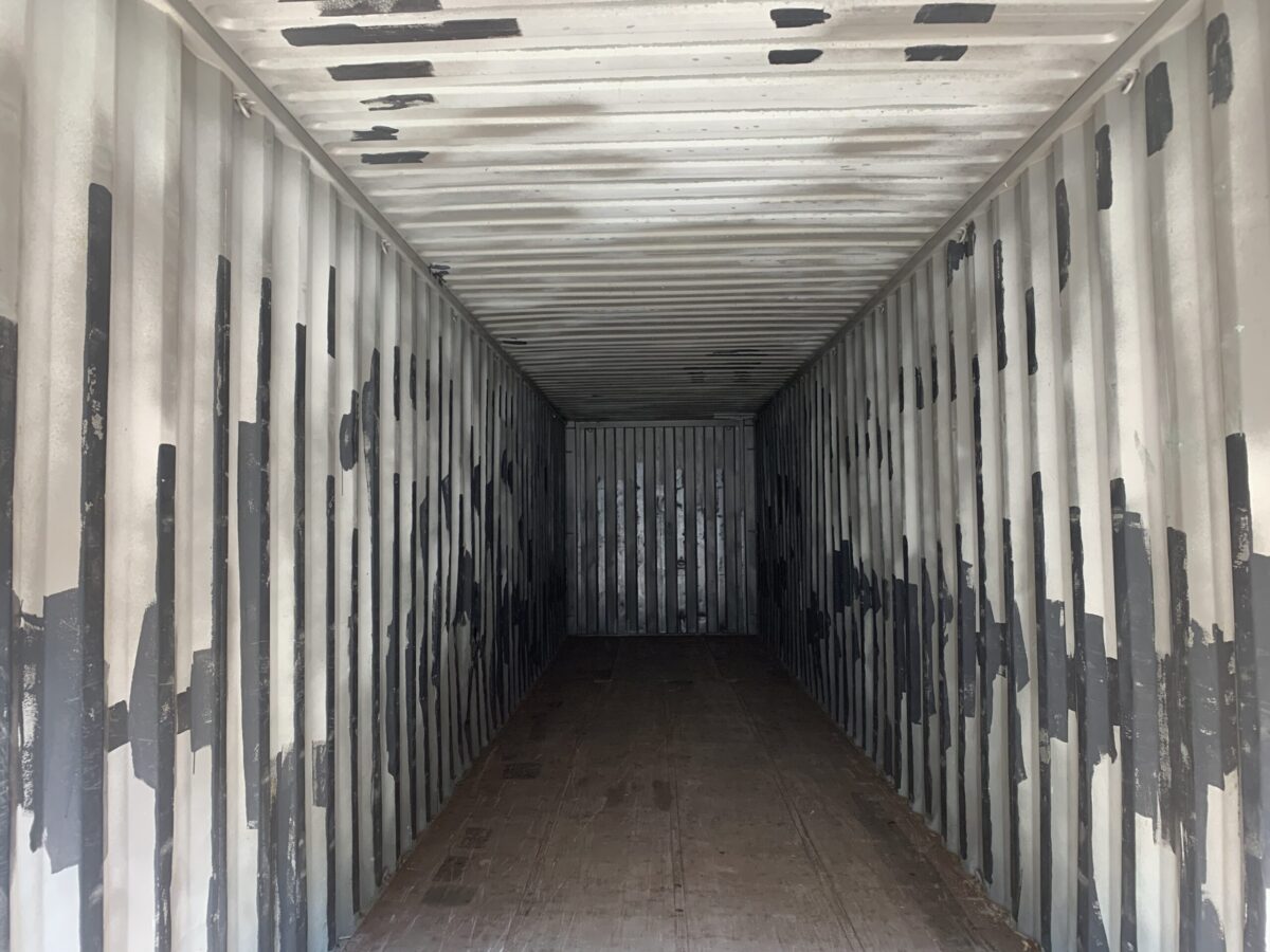 40ft Used High Cube Shipping Container – Wind & Watertight – Blue – Unit HJMU159150-7