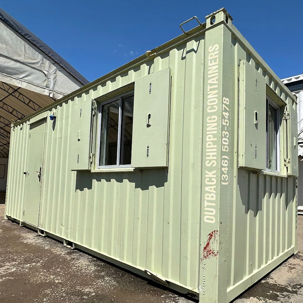 21x8ft — Canteen / Office — Building Site Accommodation — Portable Anti-Vandal