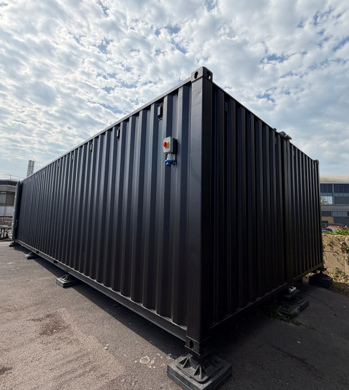 40x16ft — CUSTOM — Shipping Container Conversion — GYM — Portable Space — No 1004