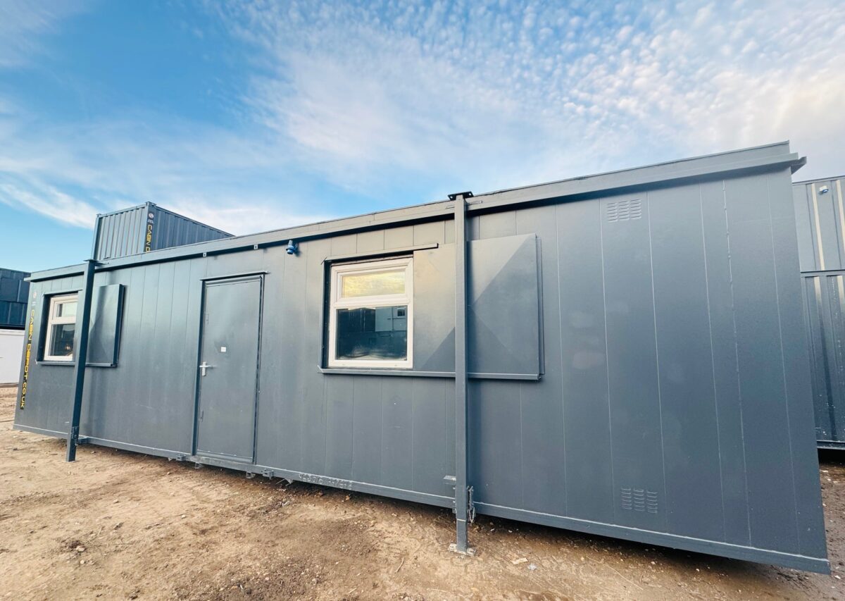 32ft Cabin – Container Office / Canteen – Anti-Vandal Cabin – Portable Building – 10x3 m Cabin