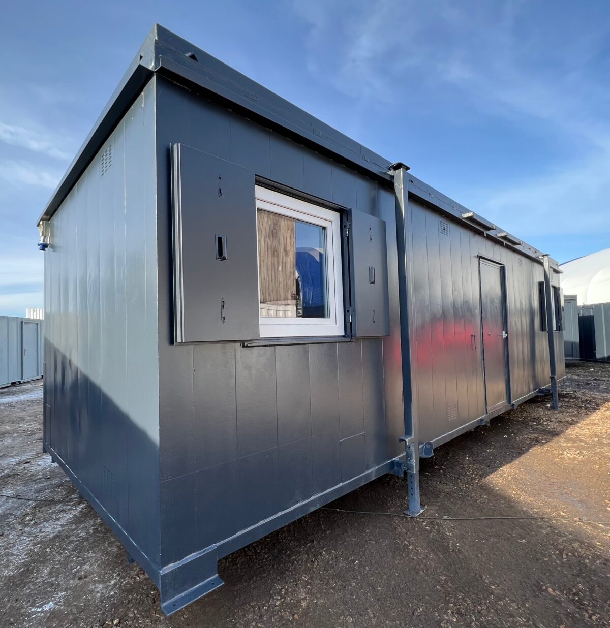 32x10ft – Open Plan Office – Anti-Vandal Portable Building