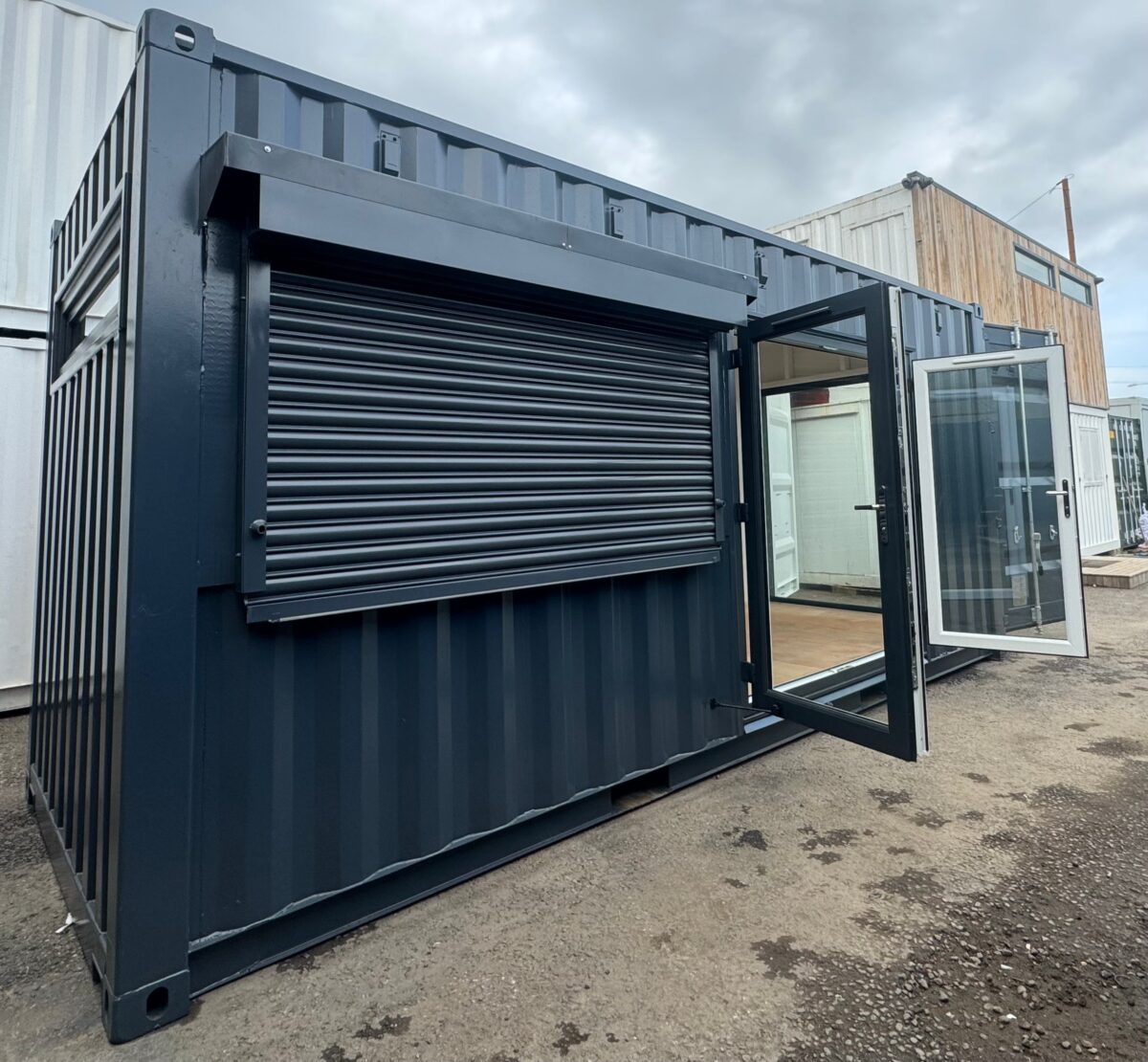 20x8ft CUSTOM SHIPPING CONTAINER CONVERSION — Portable Building — No 1191