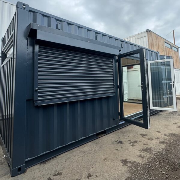 20x8ft CUSTOM SHIPPING CONTAINER CONVERSION — Portable Building — No 1191