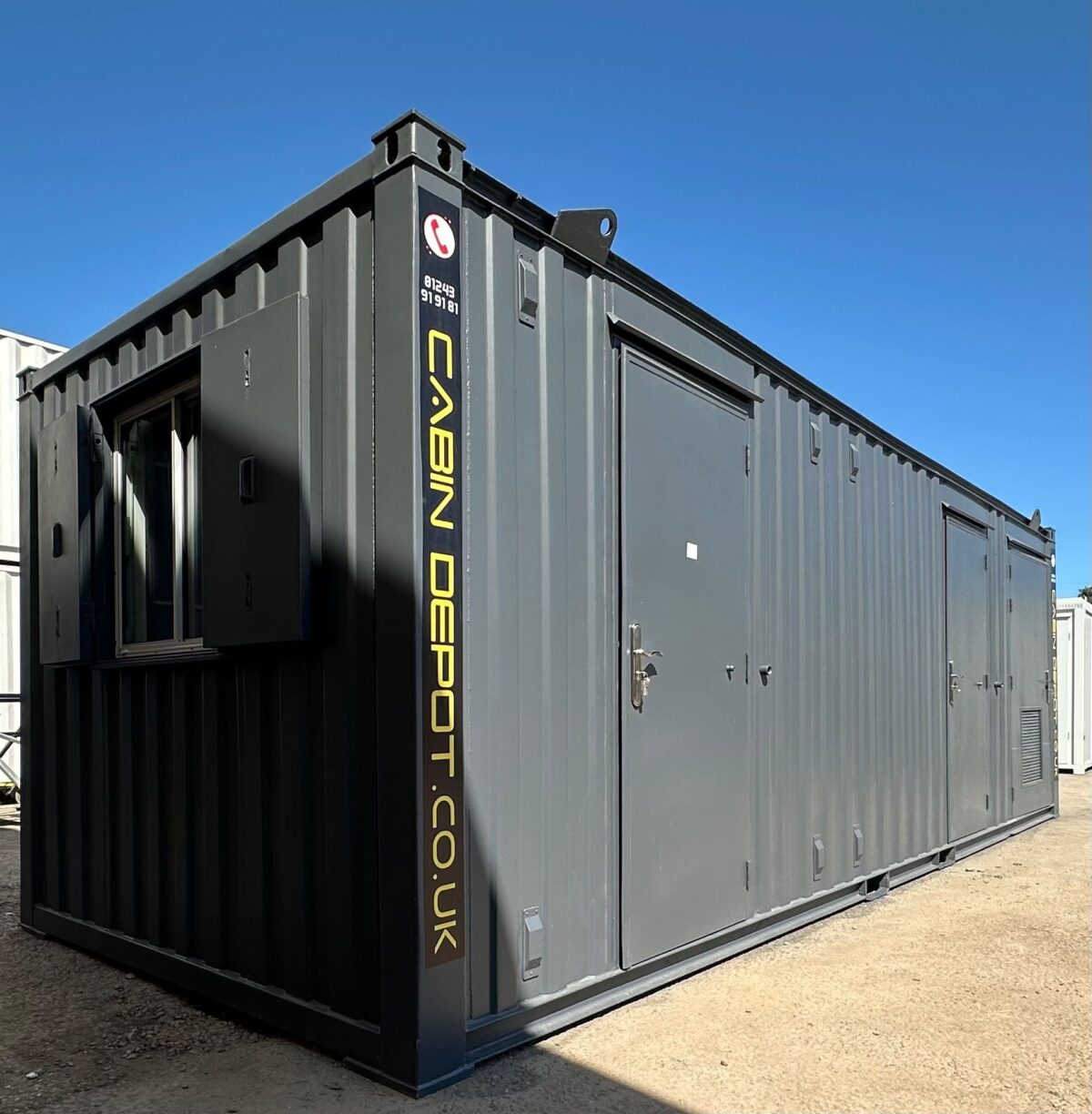 24X9FT Static Welfare Unit — Office, Toilet, Canteen | No 1215