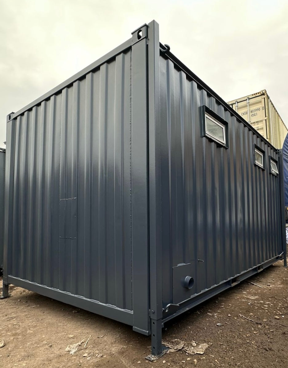 3+1 Toilet Block — 16 x 9 ft Anti-Vandal — Portable Toilet Block — No 1108