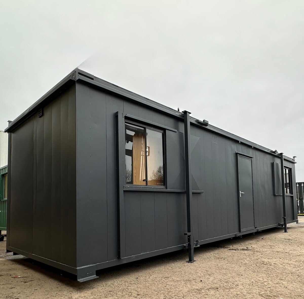 CUSTOM — 32 x 10 ft Cabin — Office/Canteen — Kitchenette — 1+1 WC/Wash Room — No 718