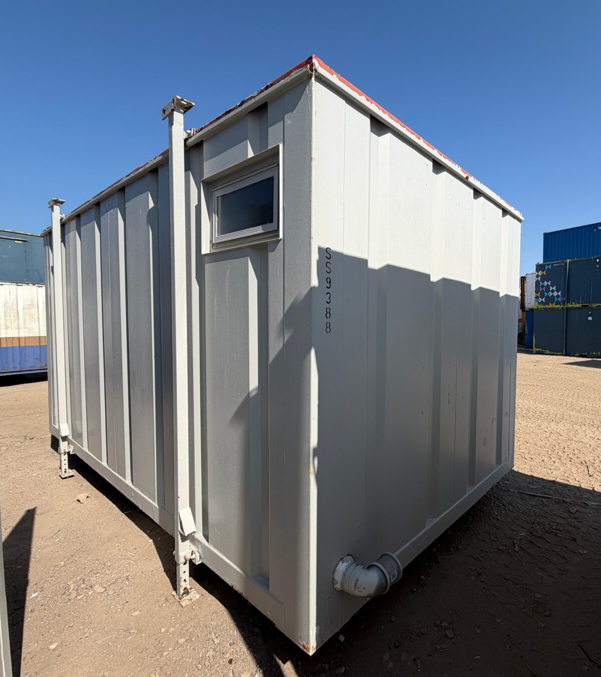 16x9ft — 3 + 1 Toilet Block — Portable Building — Site Accommodation