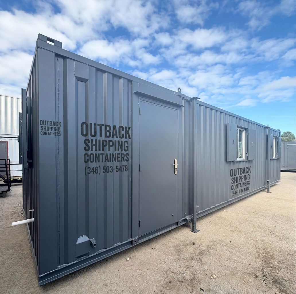 32x10ft — Custom Office/Canteen Cabin — WC + Shower — Portable Building — Welfare — NO 1447