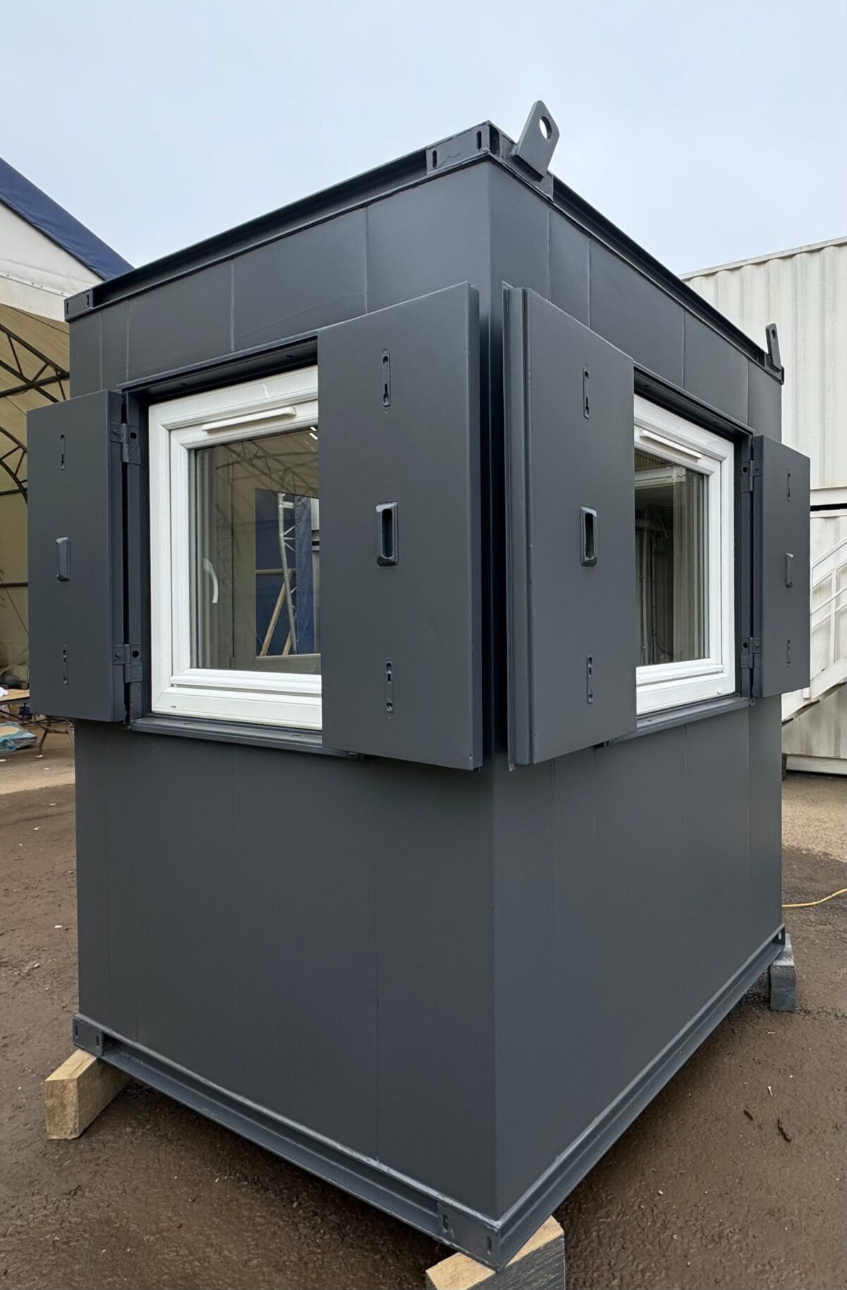 6x6 ft – Gate House Office – Open Plan – Security Hut – Portable Building – Anti-Vandal
