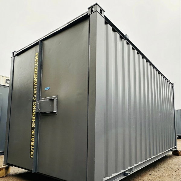 16x8 ft Steel Store — Anti-Vandal Storage Container