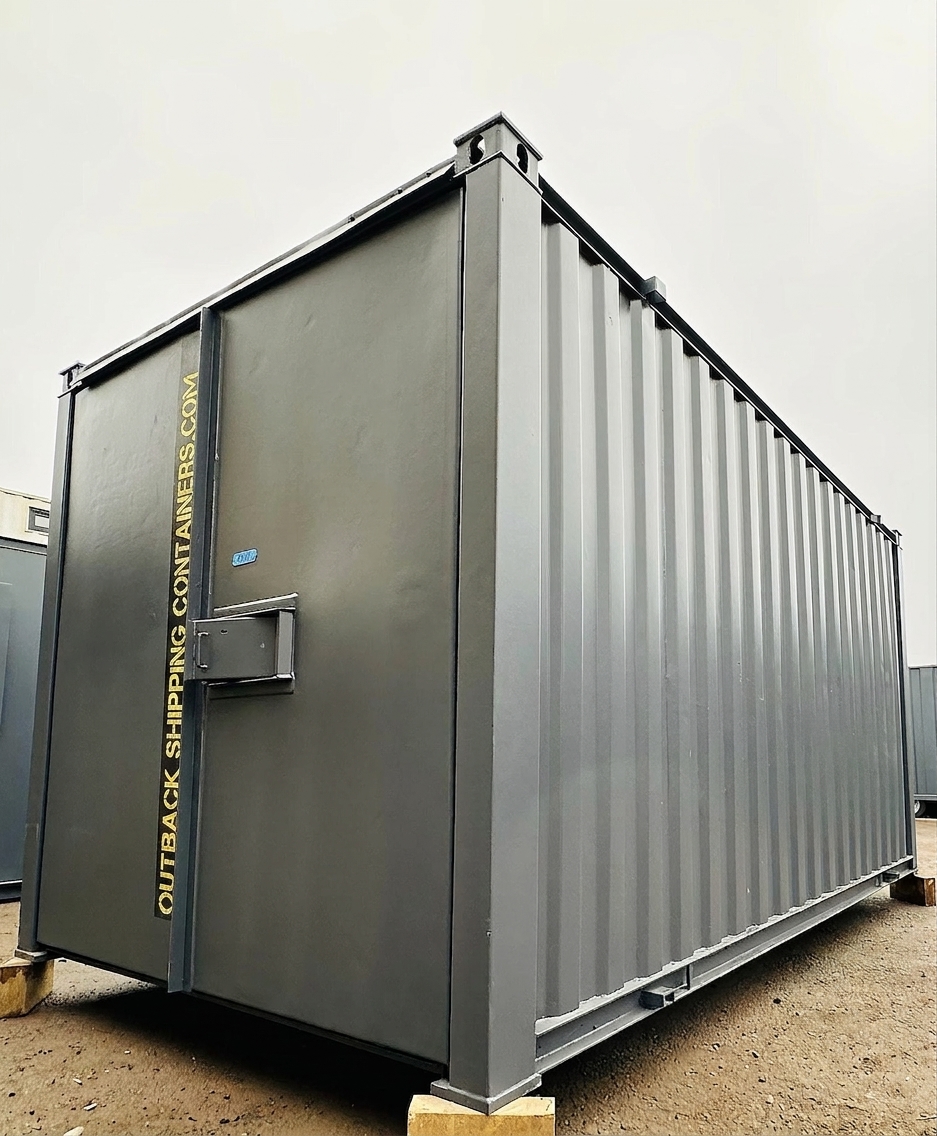 16x8 ft Steel Store — Anti-Vandal Storage Container