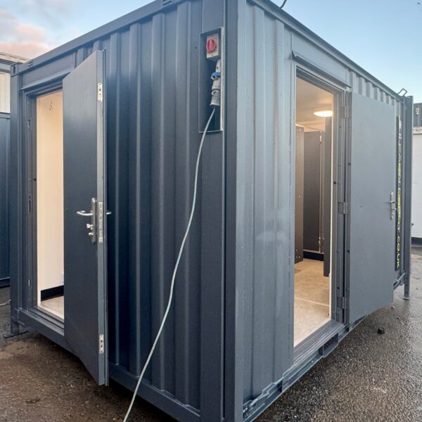 12 x 9 ft Anti-Vandal — 2 + 1 Toilet Block — Premium Portable Welfare — No 1506