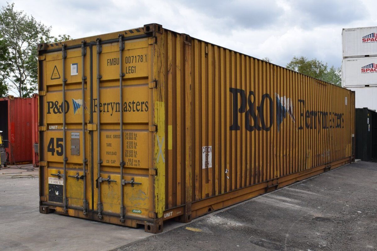 45Ft Hc Used Shipping Container High Cube Wind And Watertight-Cargo Worthy