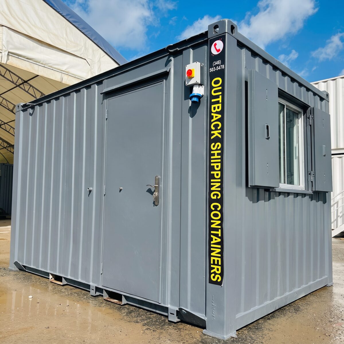 12x8 ft – Canteen / Office – Open Plan – Portable Building – Anti-Vandal