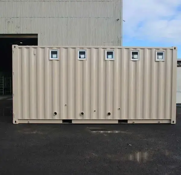 Ablution Blocks – Portable Toilet & Shower Container Units