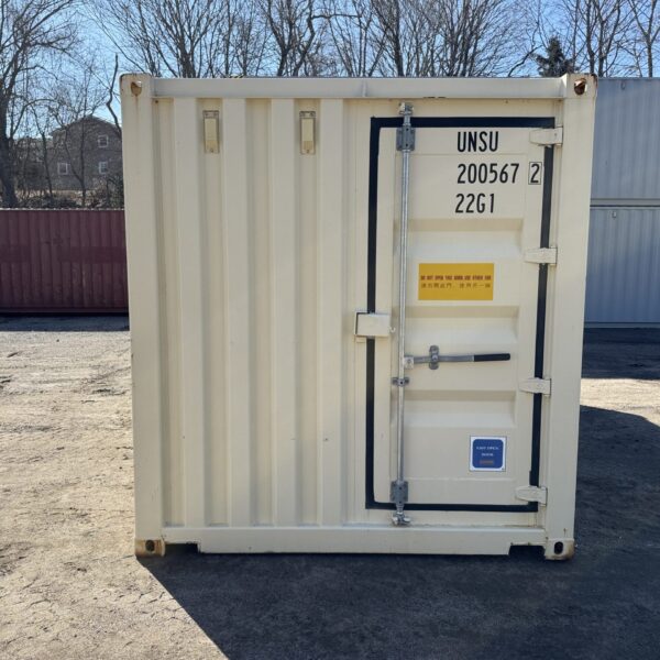 20ft Used Shipping Container – Wind & Watertight – Beige – Unit UNSU200567-2