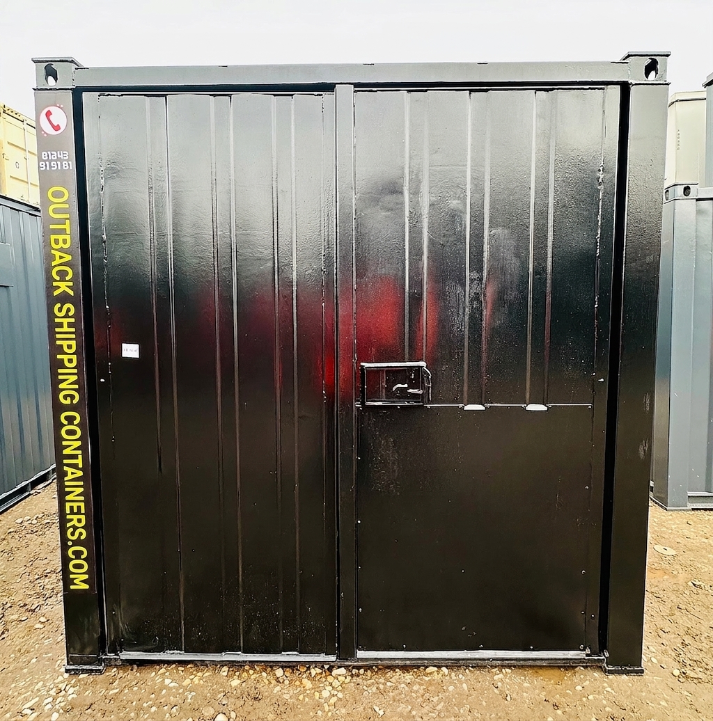 10x8 ft Steel Secure Storage Container — Anti-Vandal Store