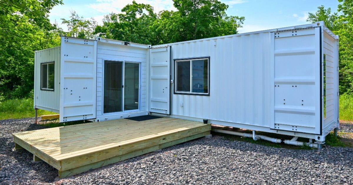 Luxury 2 Bedroom Shipping Container Home | 40ft + 20ft Modern Container House | The Fulton