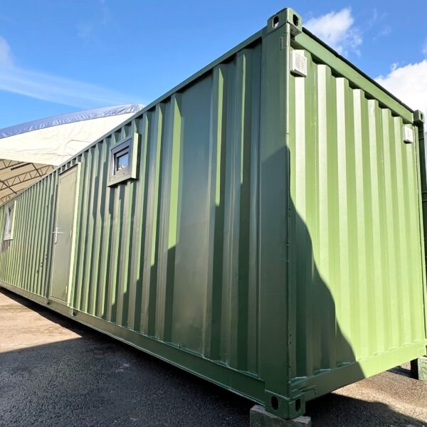 Converted Shipping Container 40Ft — Container Conversion — Open Plan Office — Portable Container Building — No 1279