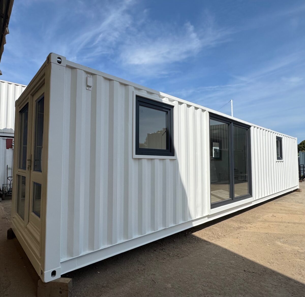 Converted Shipping Container 40Ft — Container Conversion — Open Plan Office — Portable Container Building — Reduced — No 1276