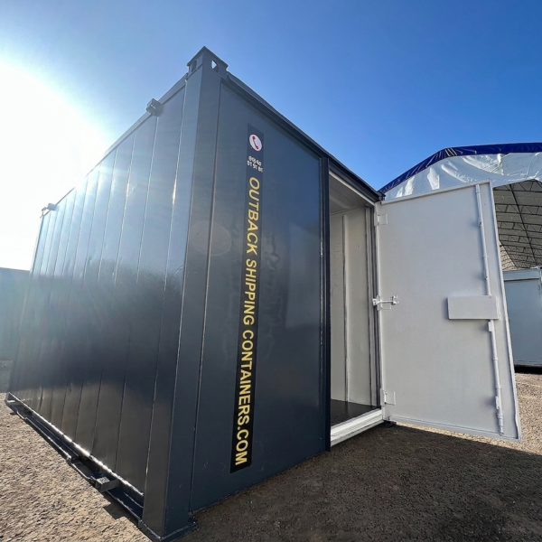 12.5 x 8 ft Steel Secure Store — Anti-Vandal Storage Container