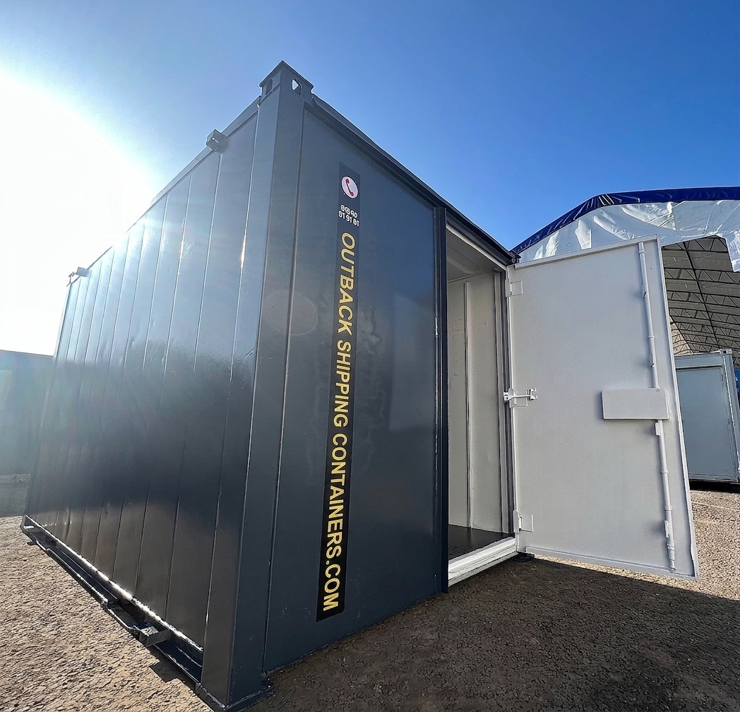 12.5 x 8 ft Steel Secure Store — Anti-Vandal Storage Container