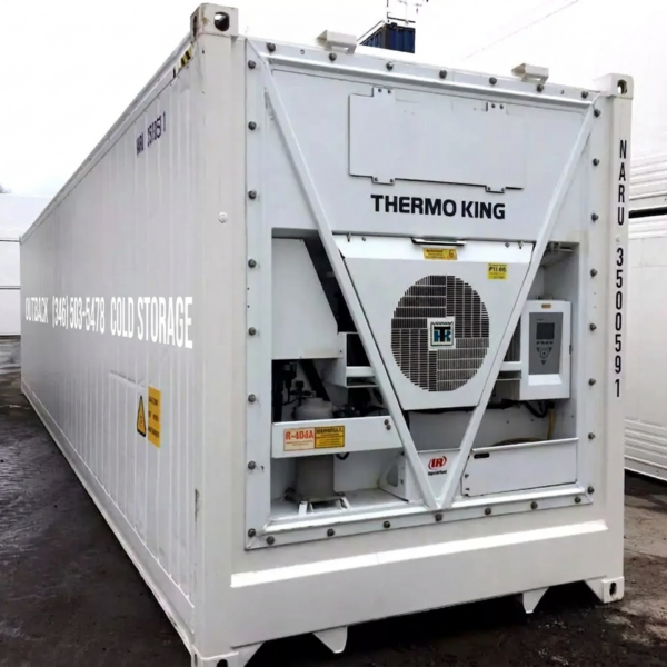 40 Feet Freezer Container Compact Mobile Cold Storage -40°C Reefer Container