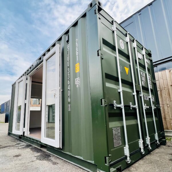 20x8 ft Shipping Container House / Annex Conversion — Container Home — One Bed Box