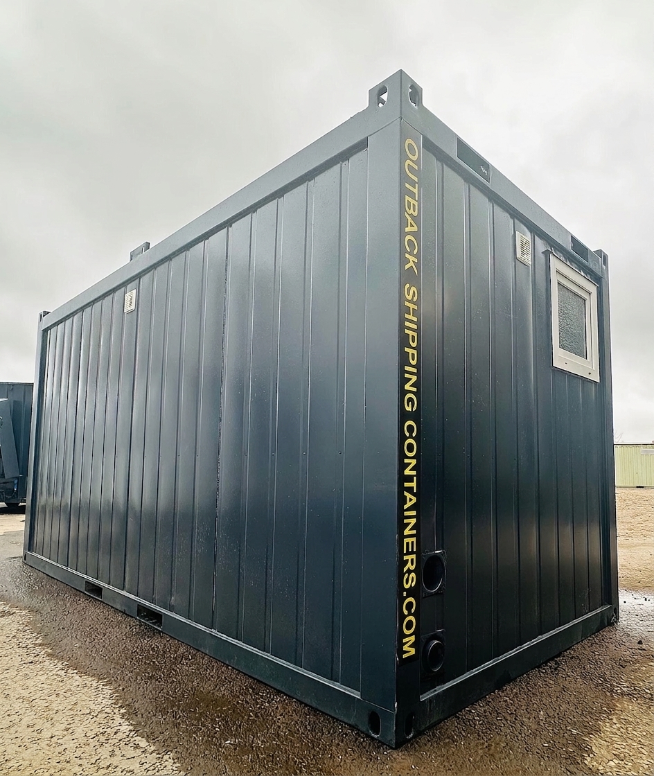 3+1 Toilet Block — 16 x 8 ft Anti-Vandal — Portable Toilet Block — No 1232